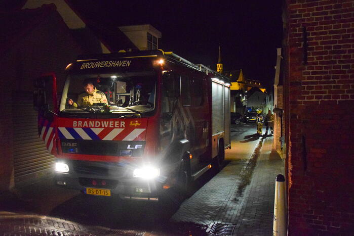 Wateroverlast in woning na zware onweersbui