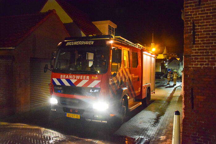 Wateroverlast in woning na zware onweersbui