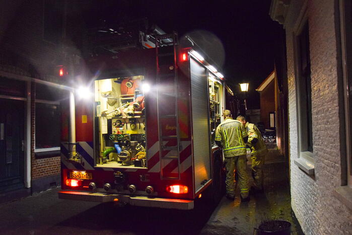 Wateroverlast in woning na zware onweersbui