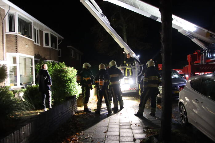 Dak beschadigd na blikseminslag