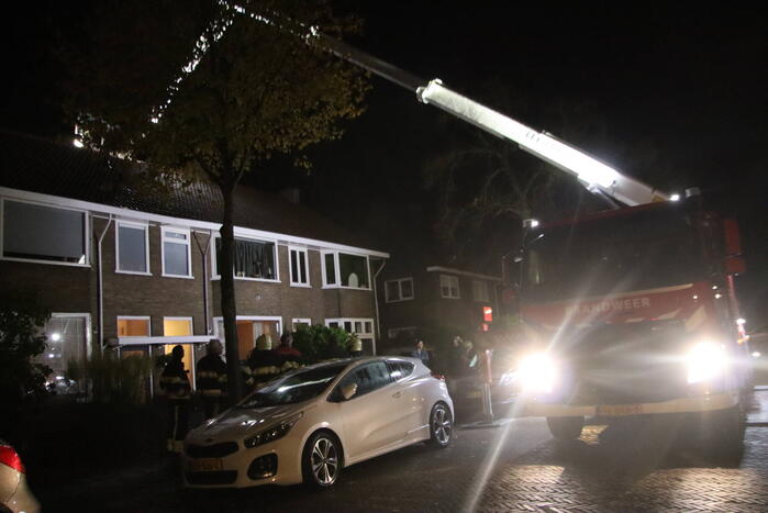 Dak beschadigd na blikseminslag