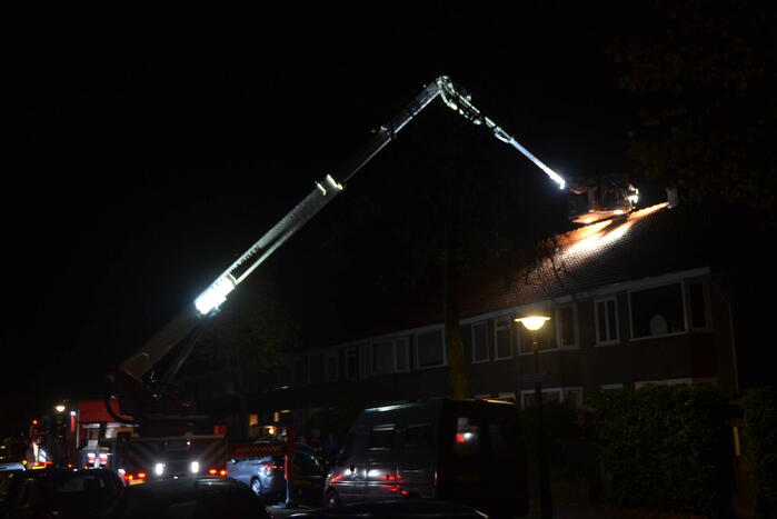 Dak beschadigd na blikseminslag