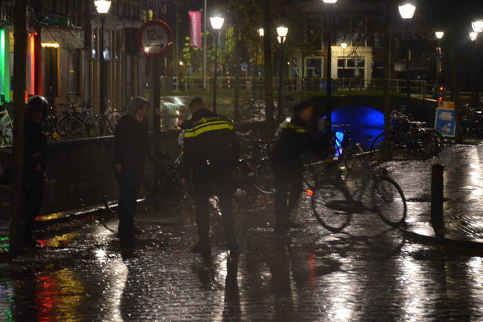 Fietser gewond na val in gracht