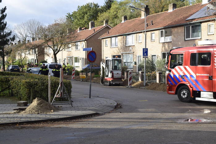 Wederom gasleiding geraakt bij aanleggen van glasvezelkabel