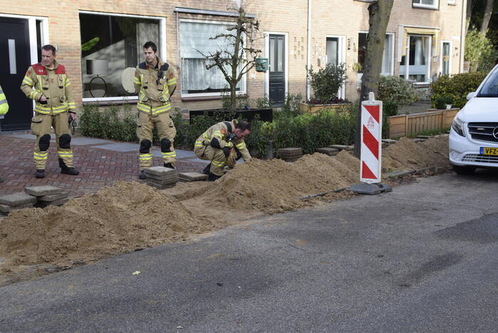 Wederom gasleiding geraakt bij aanleggen van glasvezelkabel