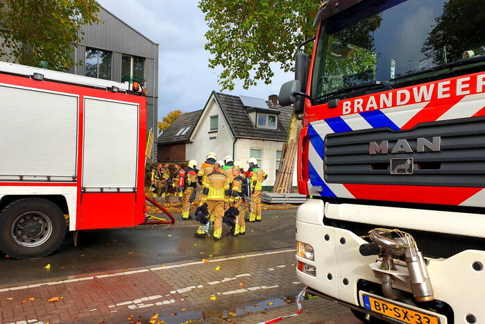 Grote uitslaande brand in appartement
