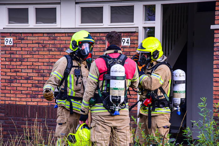 Veel rook door brand in warmtepomp