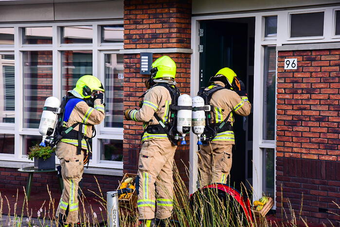 Veel rook door brand in warmtepomp
