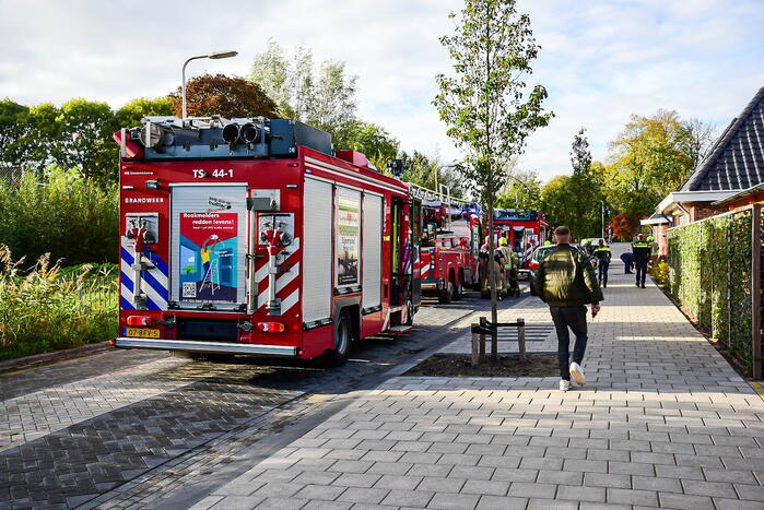 Veel rook door brand in warmtepomp