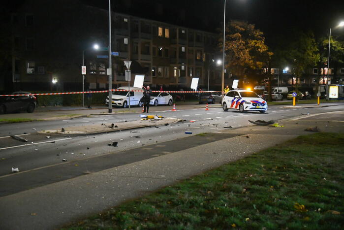 Politiewagen betrokken bij botsing