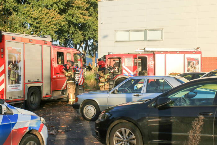 Brand in pand van Praxis bouwmarkt