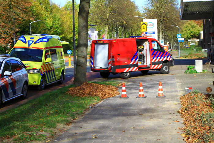Man zwaargewond na val van fiets