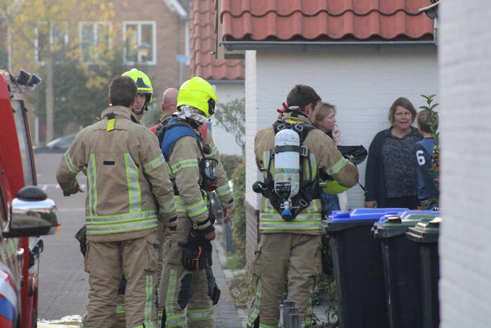 Rookontwikkeling bij brand in woning