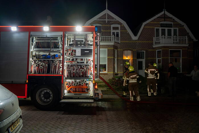 Verjaardagsfeest vroegtijdig gestopt door schoorsteenbrand