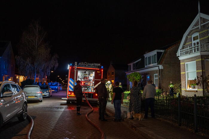 Verjaardagsfeest vroegtijdig gestopt door schoorsteenbrand