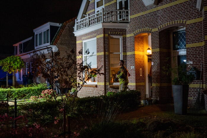 Verjaardagsfeest vroegtijdig gestopt door schoorsteenbrand