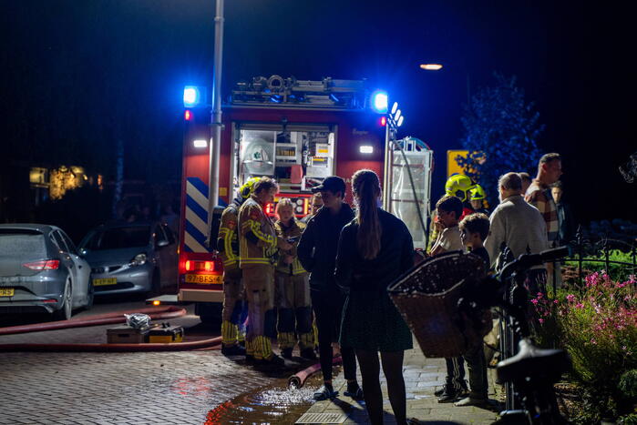 Verjaardagsfeest vroegtijdig gestopt door schoorsteenbrand