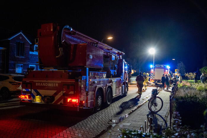 Verjaardagsfeest vroegtijdig gestopt door schoorsteenbrand