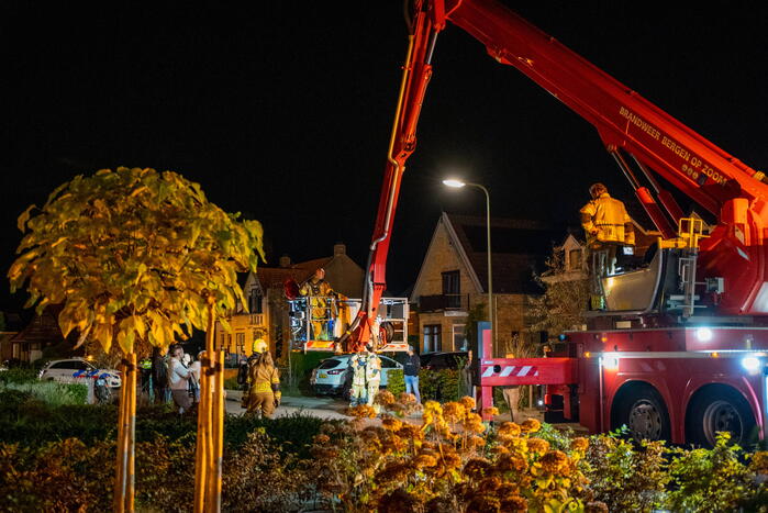 Verjaardagsfeest vroegtijdig gestopt door schoorsteenbrand