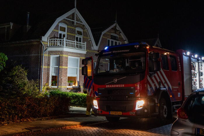 Verjaardagsfeest vroegtijdig gestopt door schoorsteenbrand