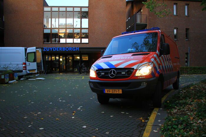 Brandende CS-kabel zorgt voor rook