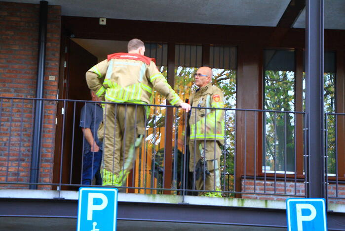 Brandende CS-kabel zorgt voor rook