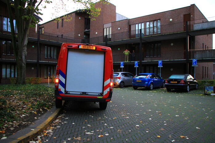 Brandende CS-kabel zorgt voor rook