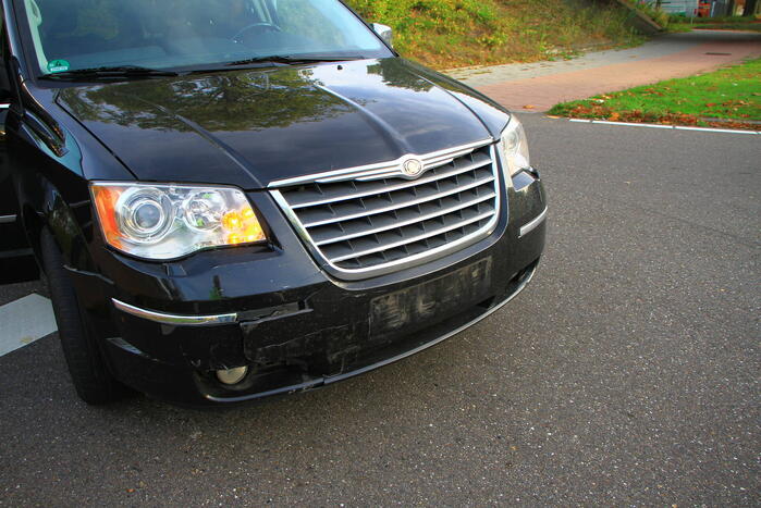 Schade bij kop-staart botsing