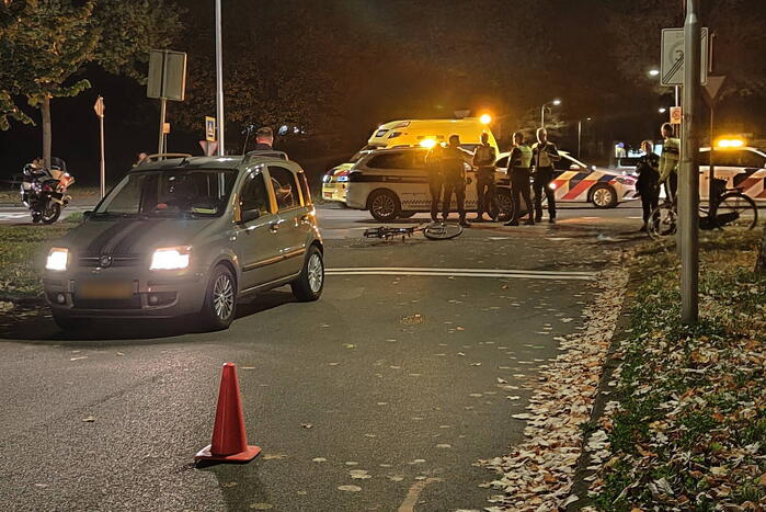 Fietser aangereden op oversteekplaats