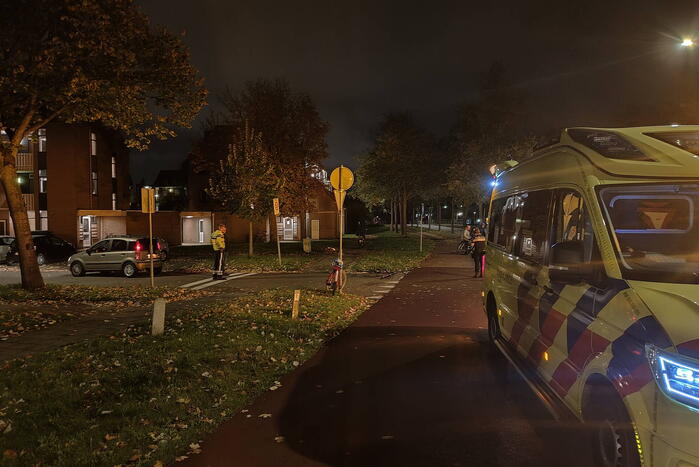 Fietser aangereden op oversteekplaats