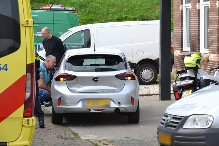 Materiele schade bij kop-staart aanrijding