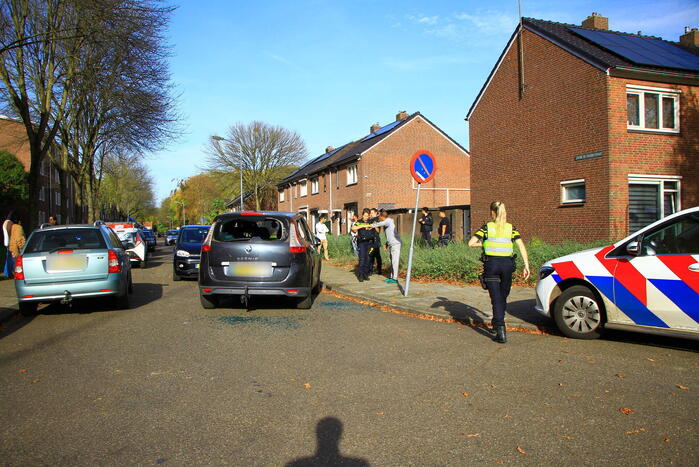 Autoramen kapot geslagen bij verkeersruzie