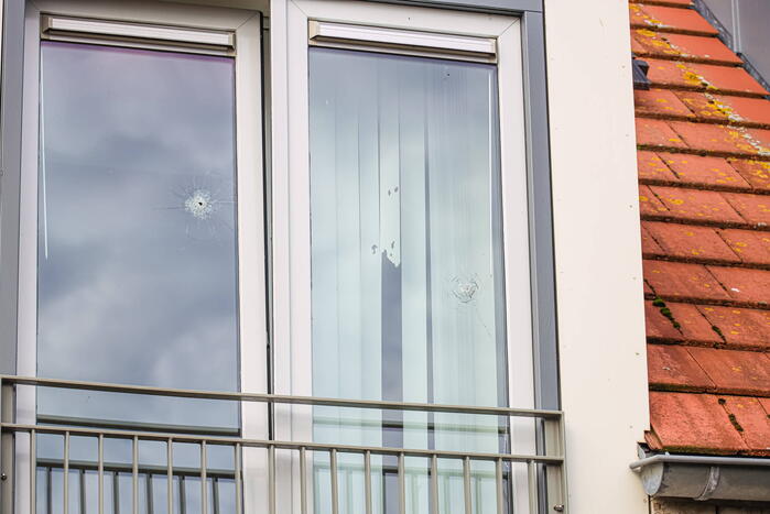 Woning meerdere keren beschoten