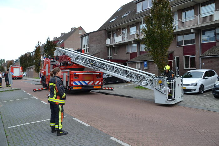 Kat van schoorsteen gehaald door brandweer