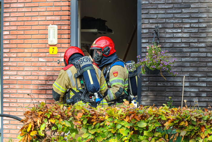 Brand in keuken van woning snel geblust