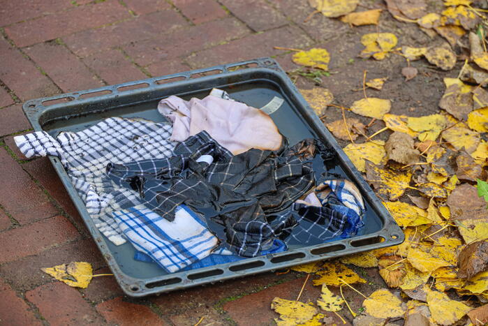 Brand in keuken van woning snel geblust