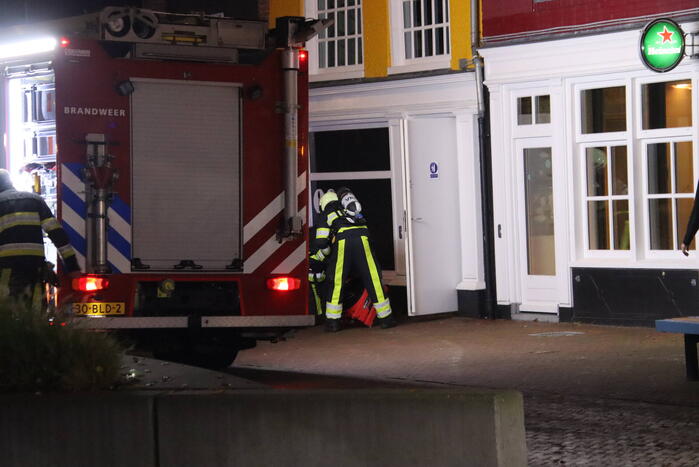 Pand geventileerd na brand