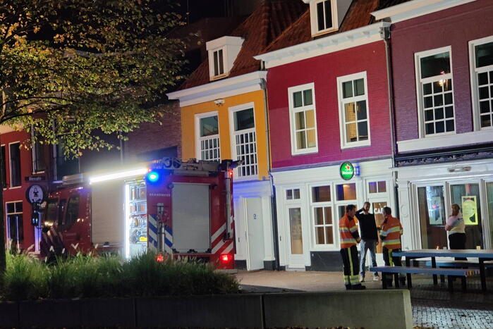 Pand geventileerd na brand