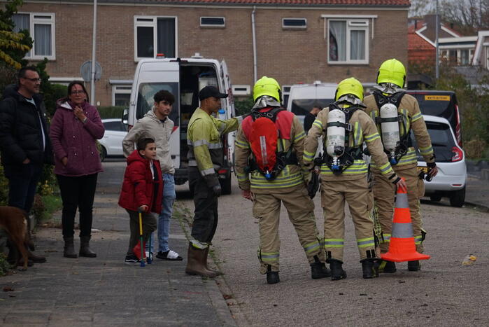 Kruipruimte loopt vol gas, meerdere woningen ontruimd