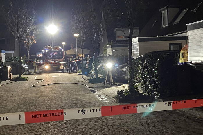 Straat afgesloten na gaslekkage