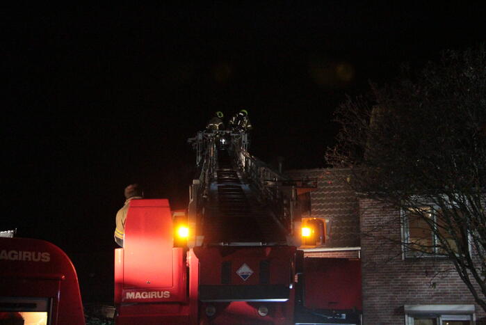 Schoorsteenbrand snel onder controle