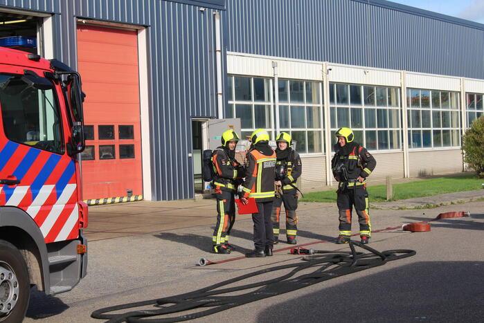 Bedrijfspand ontruimt door chemische reactie