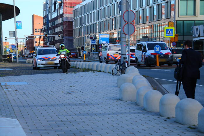 Kortstondige demonstratie bij ING kantoor
