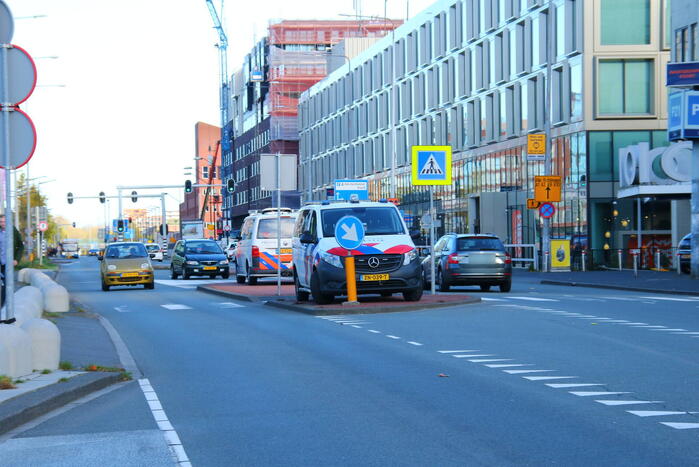 Kortstondige demonstratie bij ING kantoor