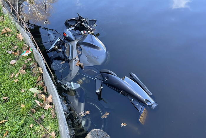 Gestolen motor teruggevonden in visvijver