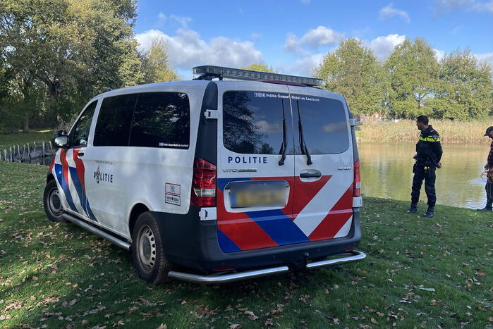 Gestolen motor teruggevonden in visvijver