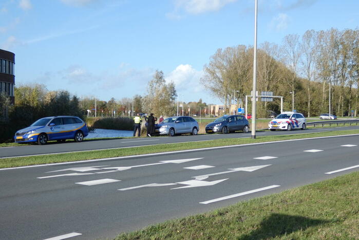 Materiele schade bij kop-staart aanrijding