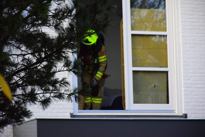 Woning geventileerd na aangebrand eten