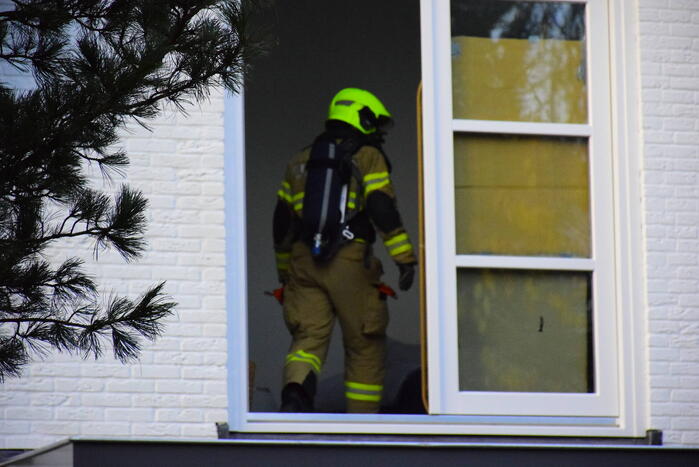 Woning geventileerd na aangebrand eten