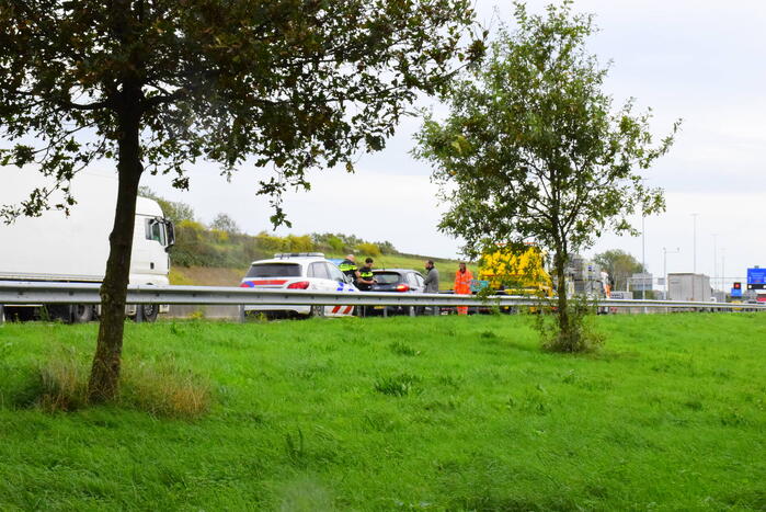 Flinke file door eenzijdig ongeval